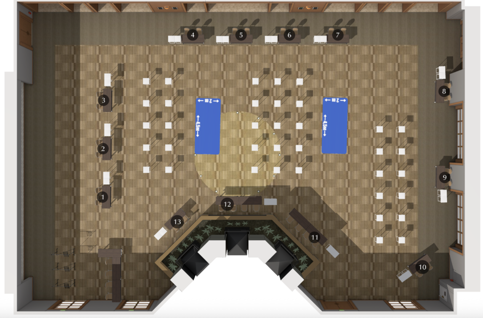 Exhibition Floorplan 2nd BELNUC RLT Day